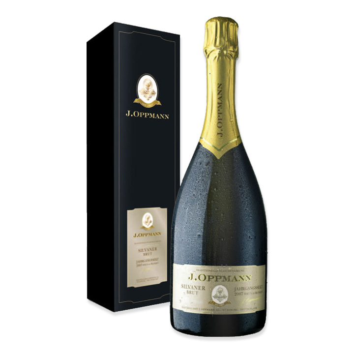 J. Oppmann Silvaner brut im Geschenkkarton