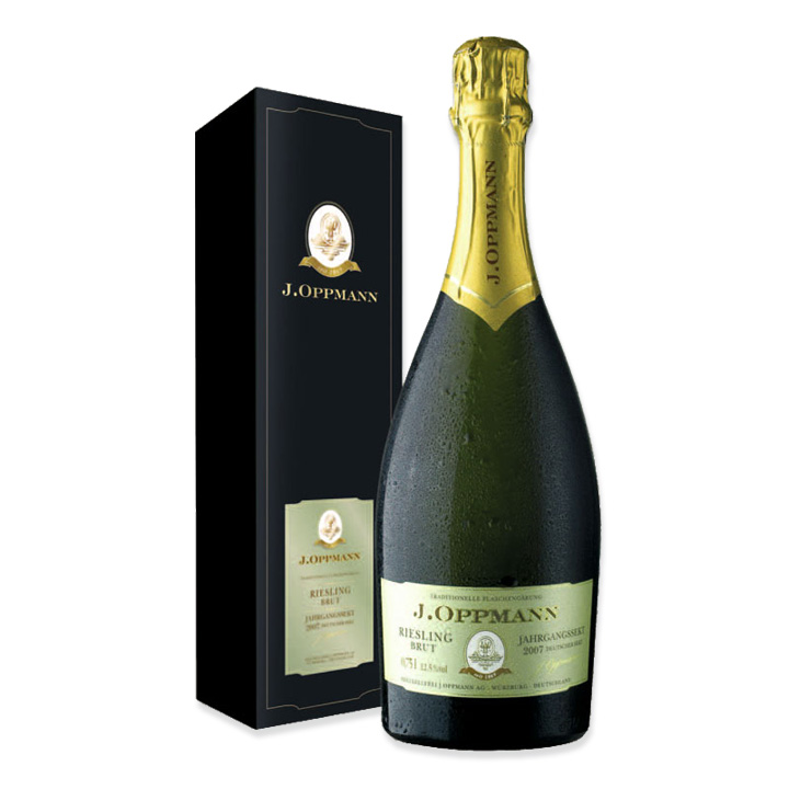 J. Oppmann Riesling brut im Geschenkkarton